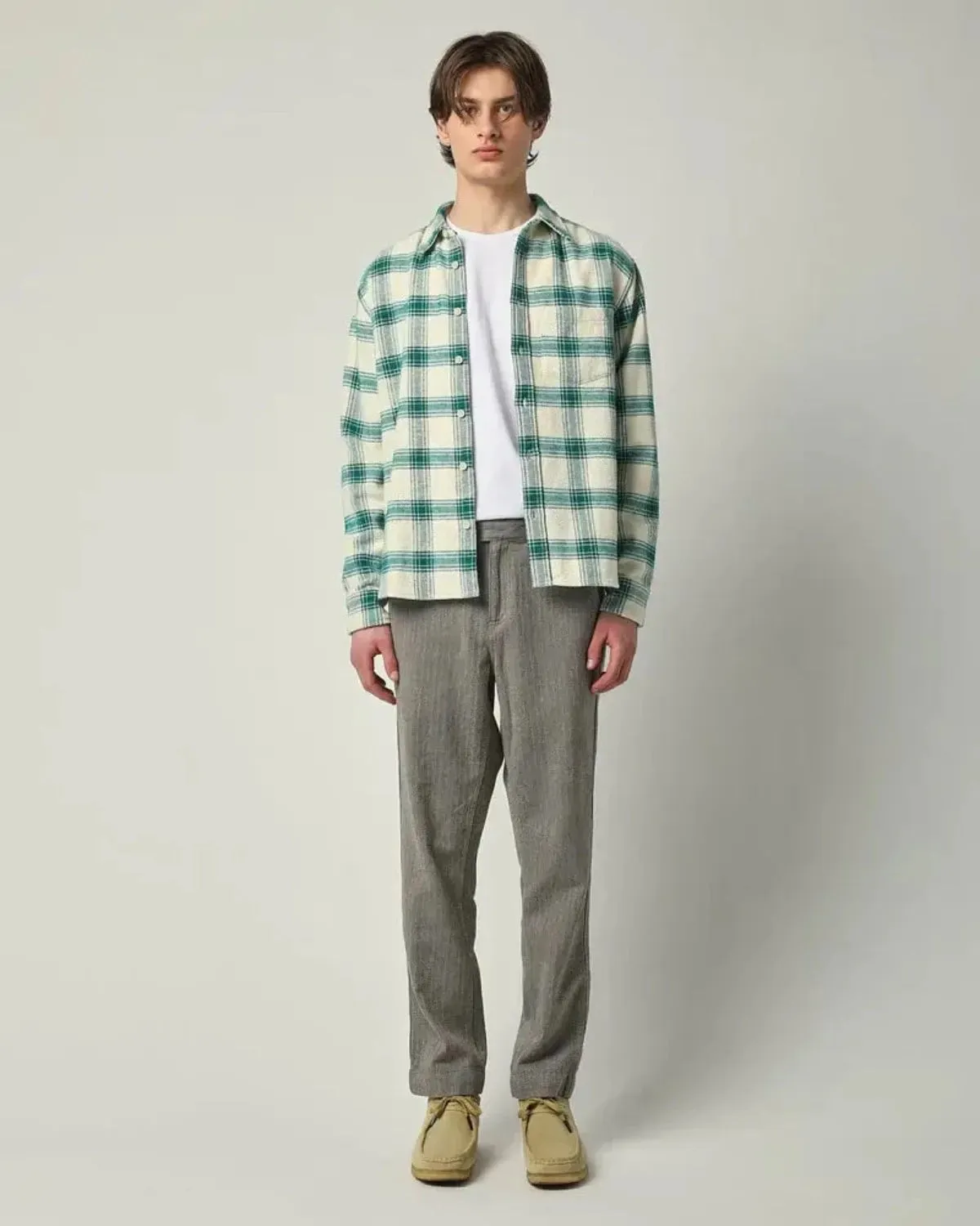 Corridor Jewel Plaid Long Sleeve Flannel Shirt