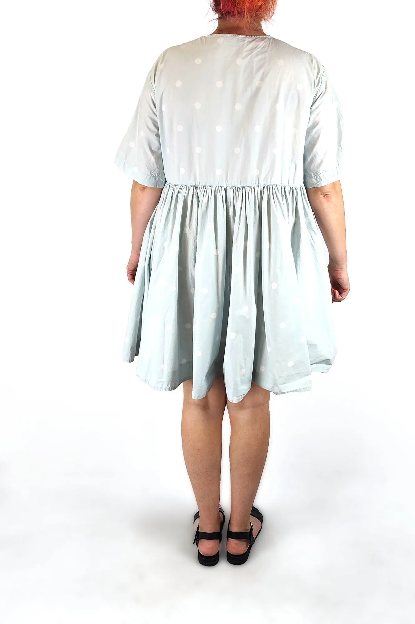 COS blue cotton dress size 42, best fits 14-16 (note: minor issue)