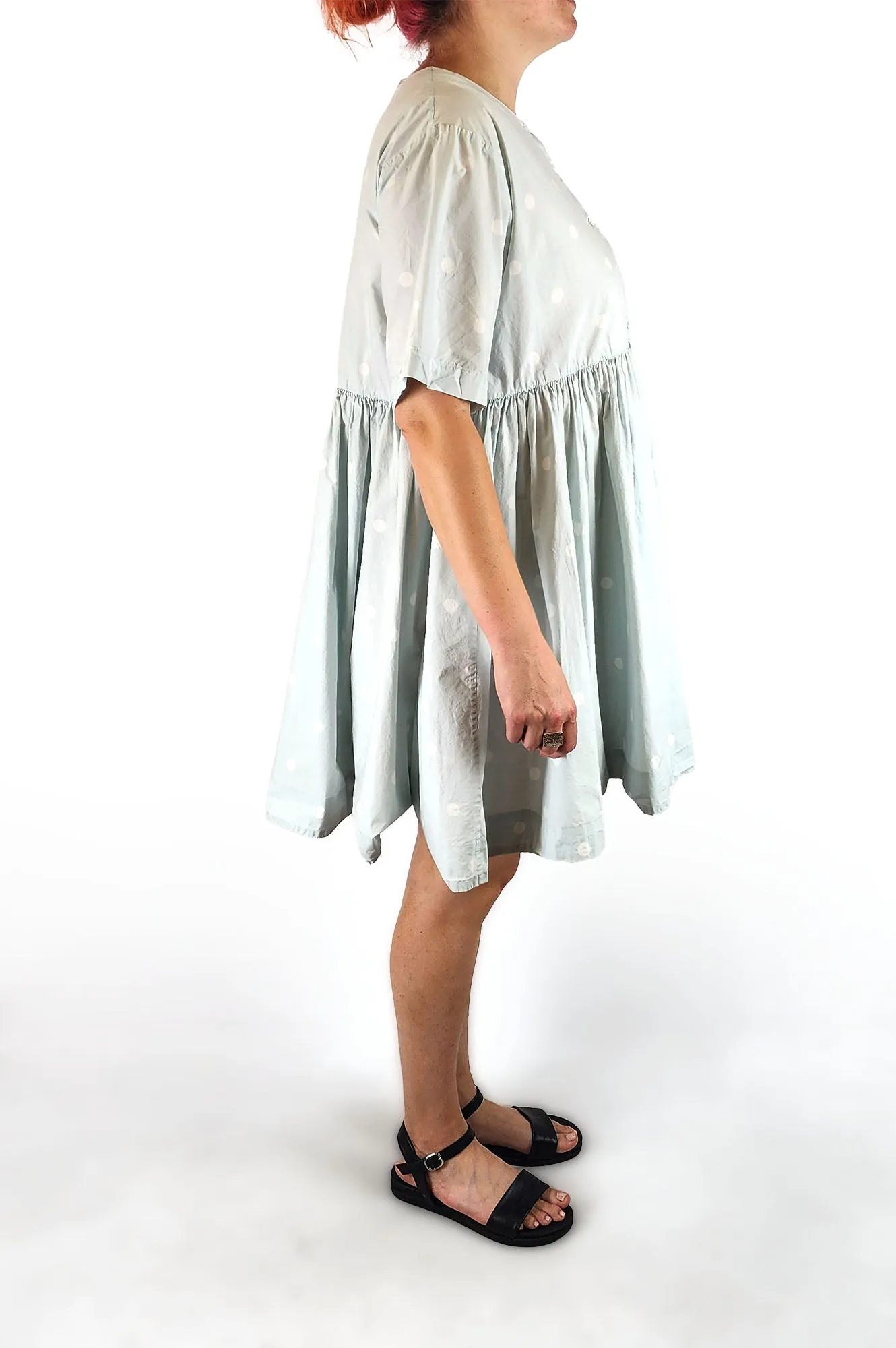 COS blue cotton dress size 42, best fits 14-16 (note: minor issue)