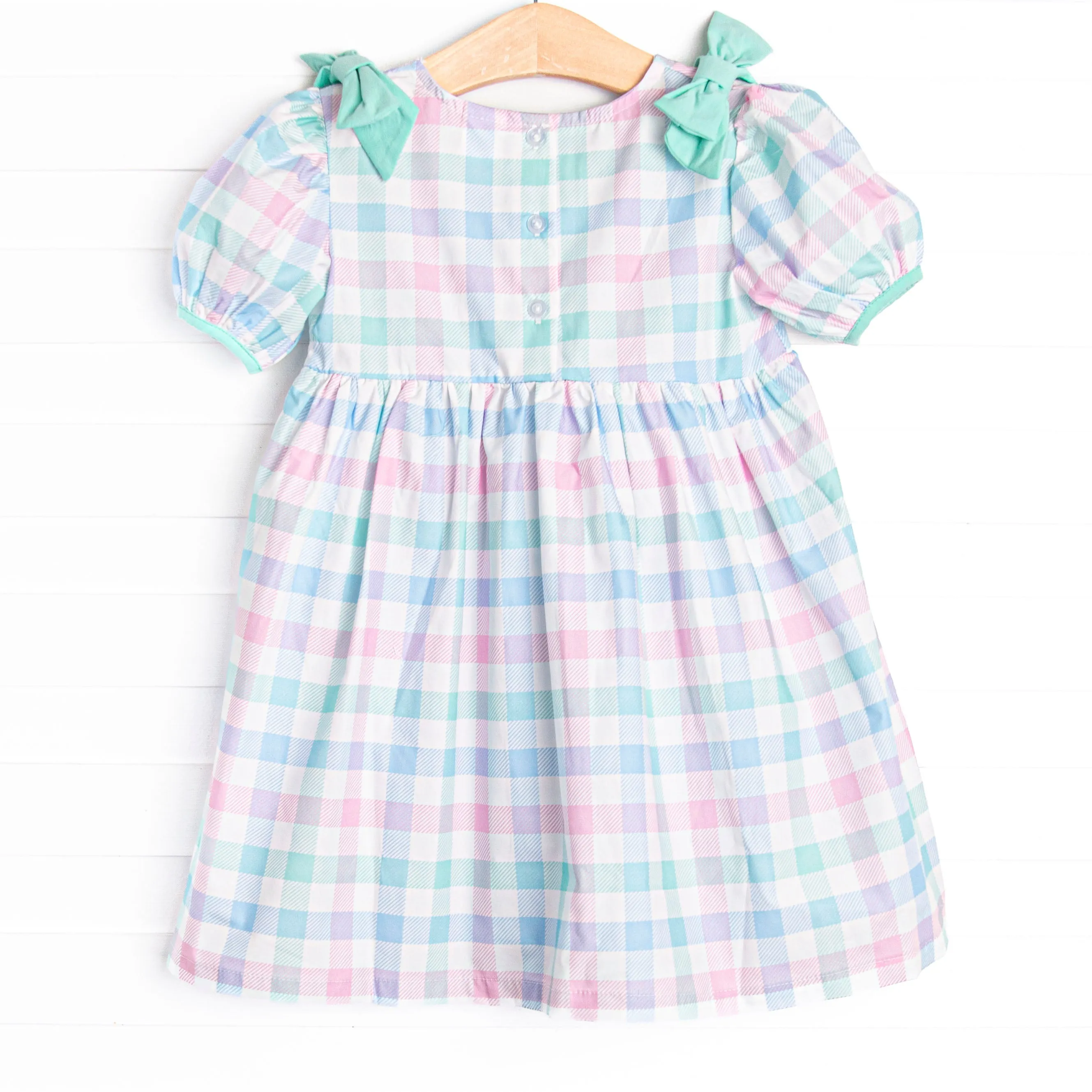 Cotton Candy Colors Dress, Green