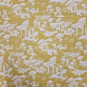 Cotton Forest Floor Mushroom Print