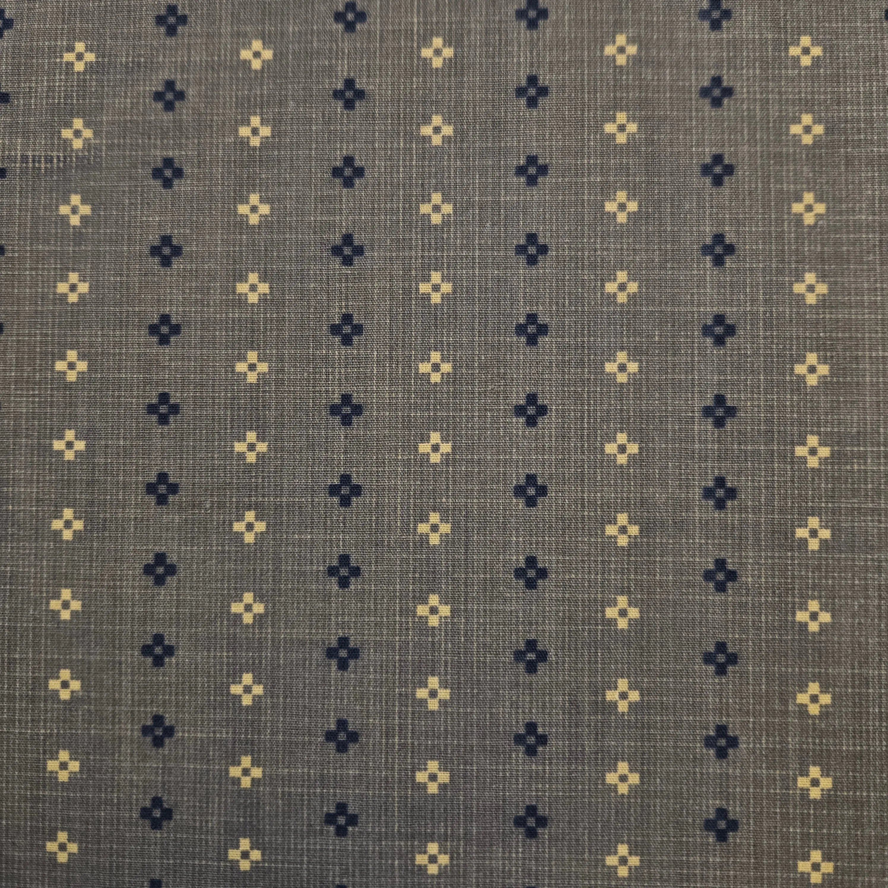Cotton Geometric Dot Print