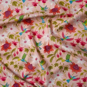 Cotton Hummingbirds Print
