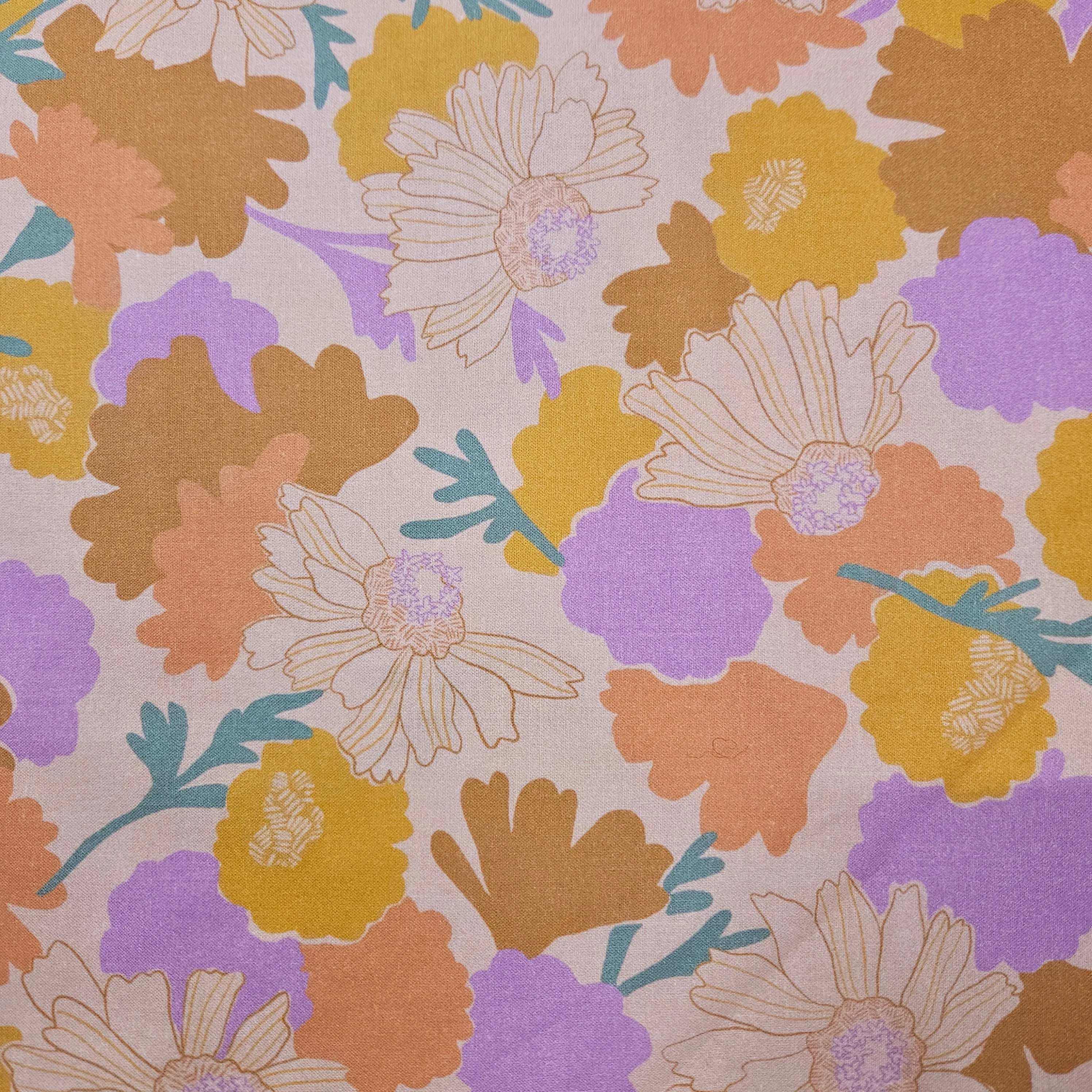 Cotton Marigold Print