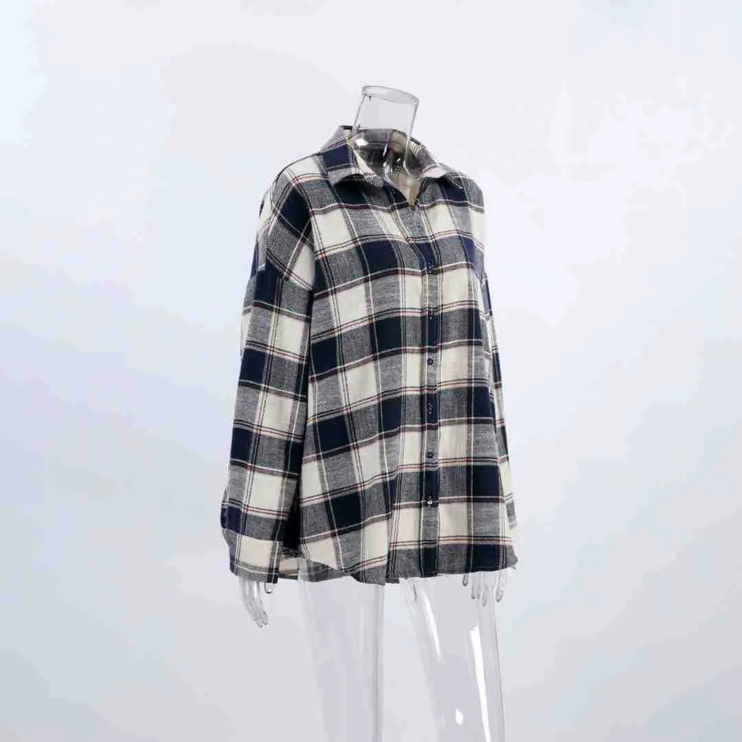 Cotton Mid-Length Outerwear Shirt