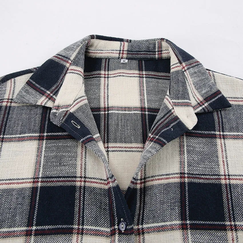 Cotton Mid-Length Outerwear Shirt