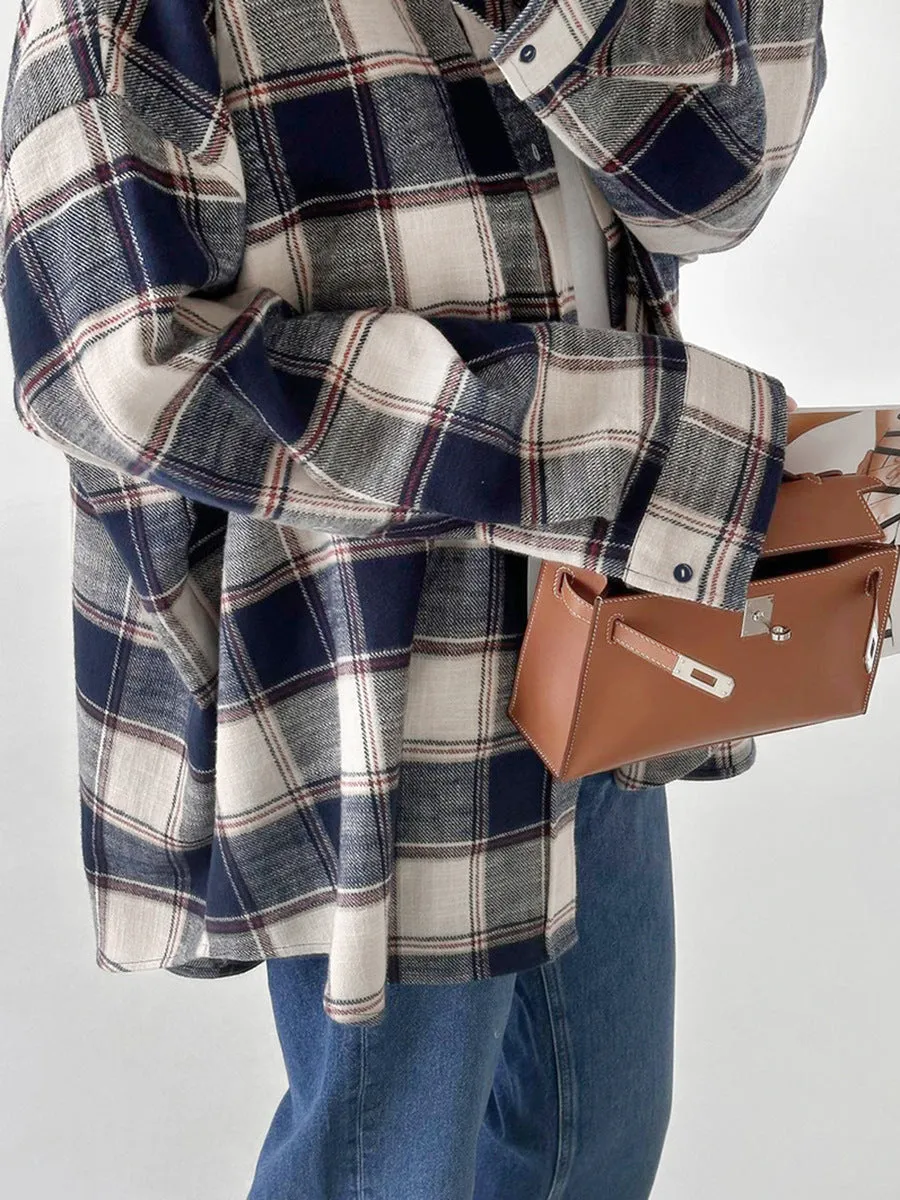 Cotton Mid-Length Outerwear Shirt