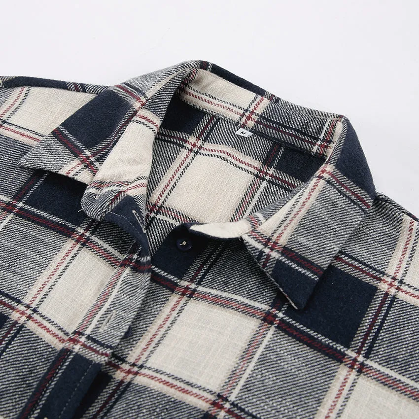 Cotton Mid-Length Outerwear Shirt