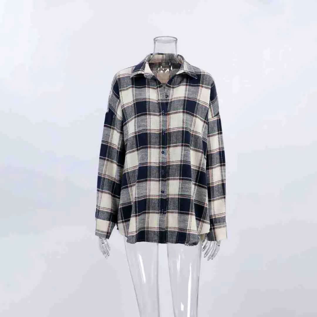 Cotton Mid-Length Outerwear Shirt