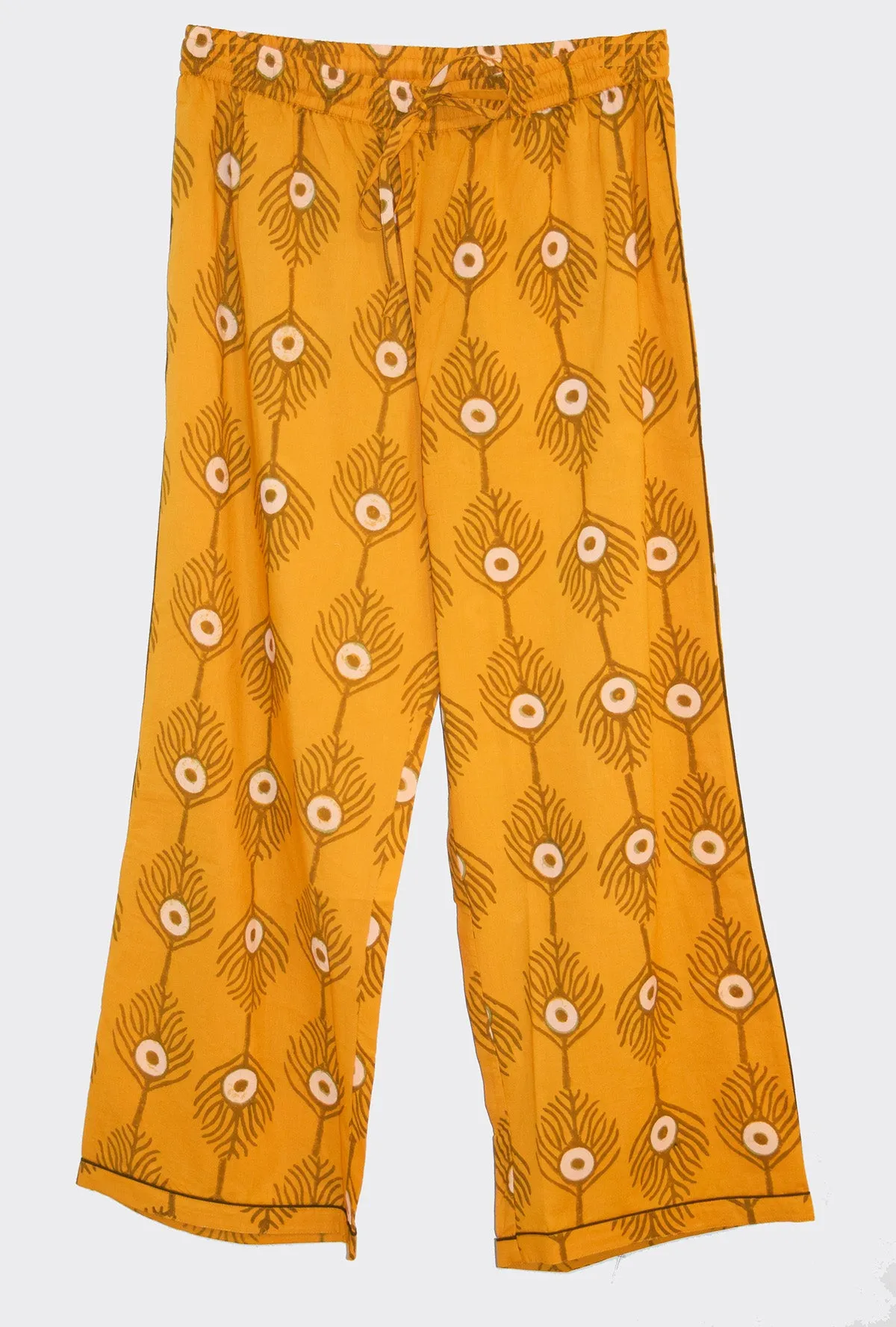 Cotton Pajama Set | Plumes Amber