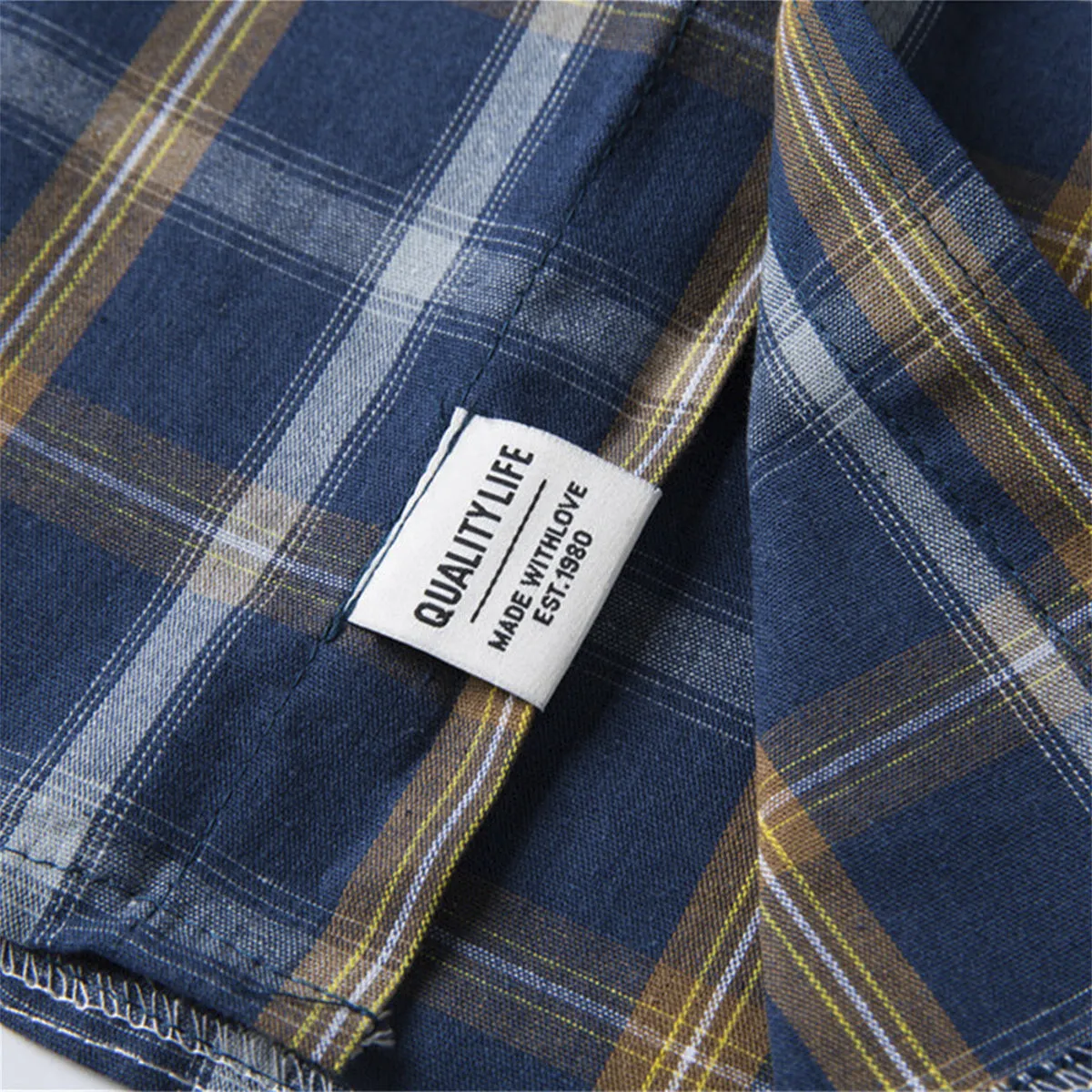 Cotton Plaid Shirt