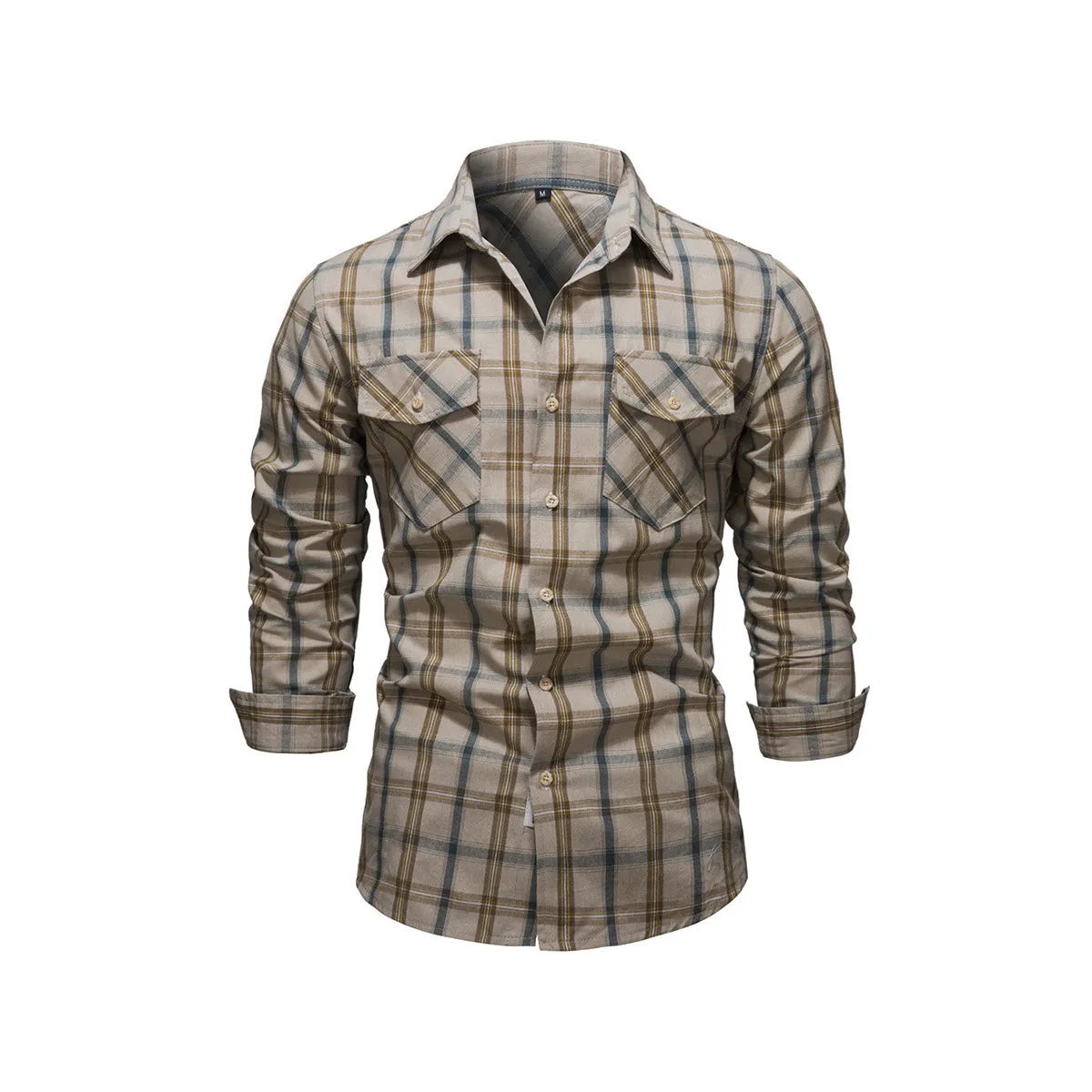 Cotton Plaid Shirt