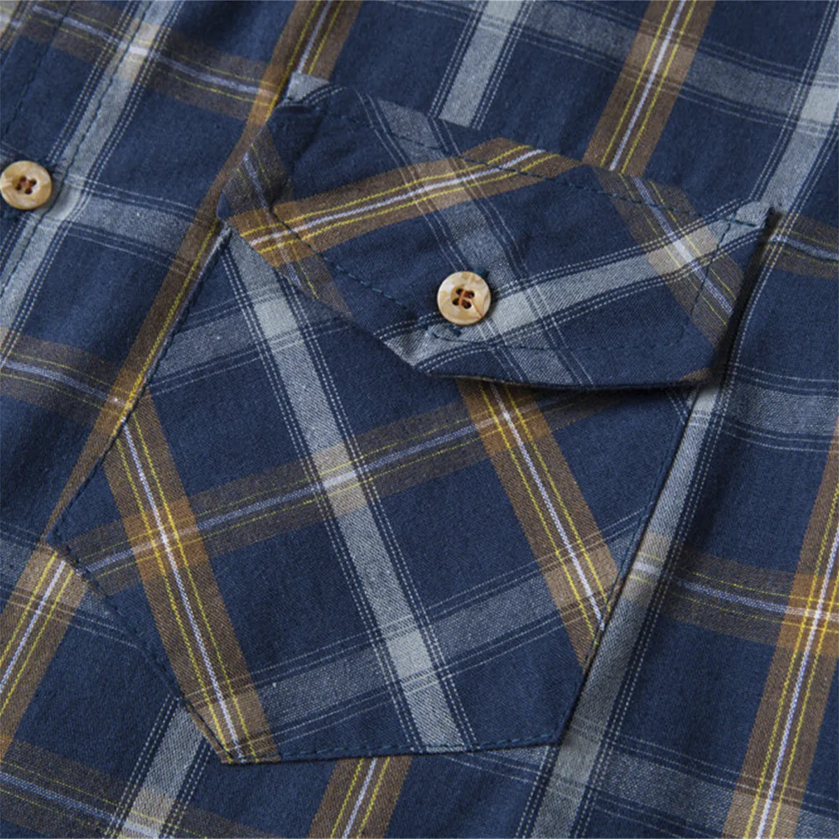 Cotton Plaid Shirt