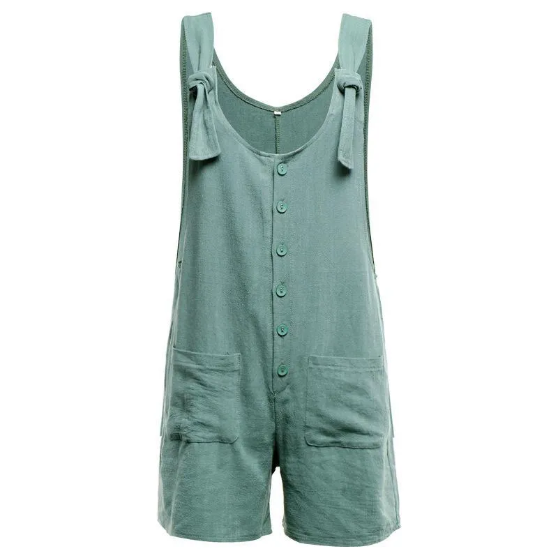 Cotton Pocket Jumpsuit(3 colors)