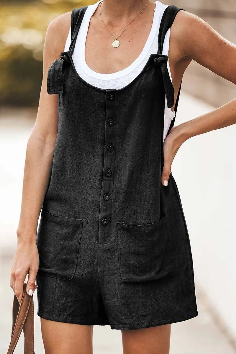 Cotton Pocket Jumpsuit(3 colors)