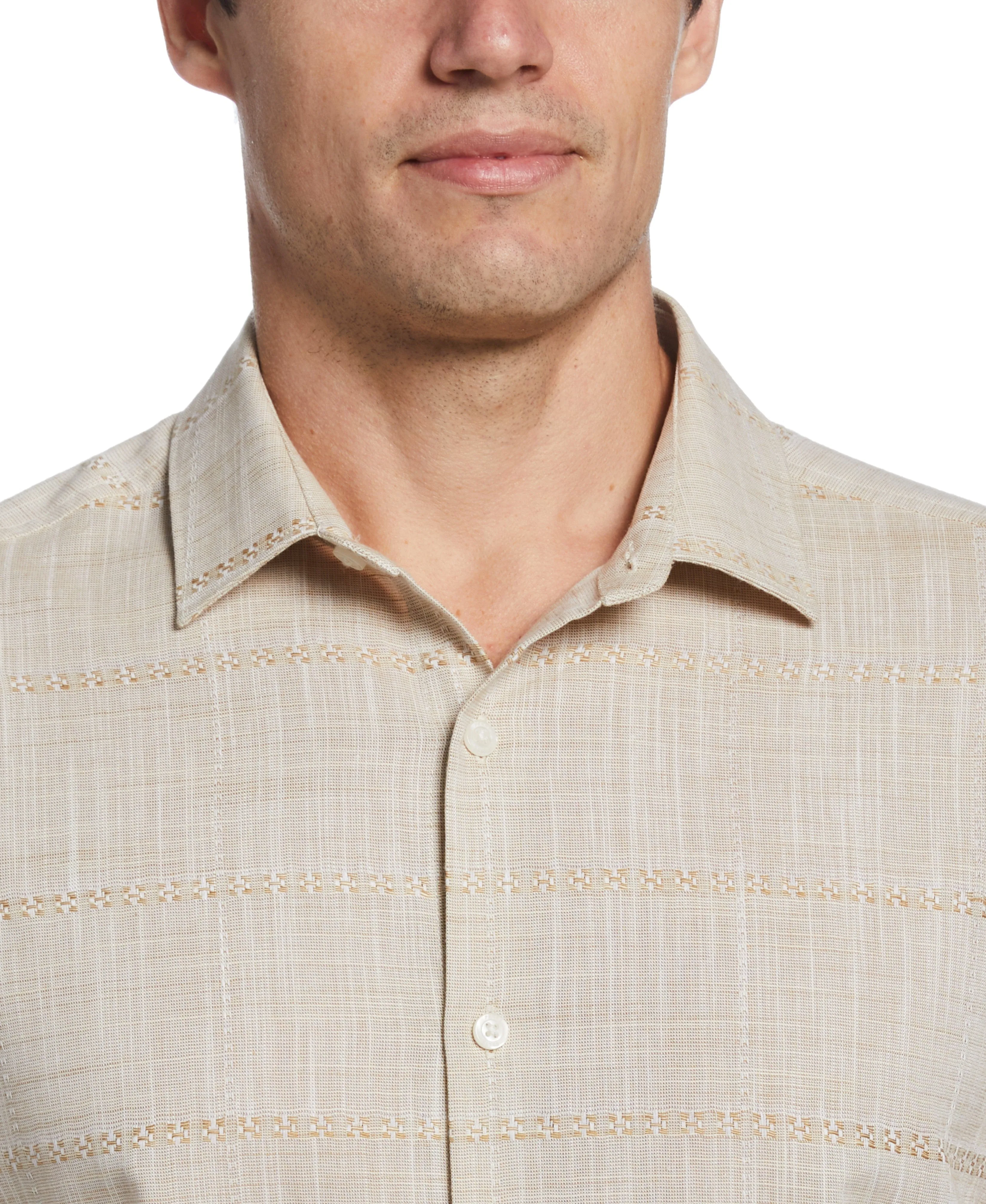 Cotton Slub Plaid Shirt