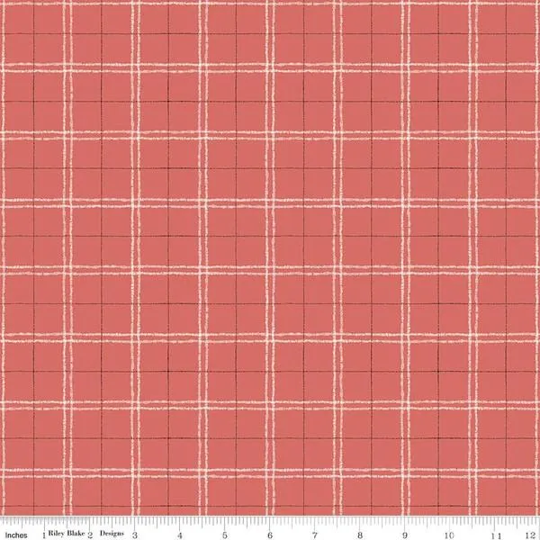 Countryside by Riley Blake  PLAID/RED