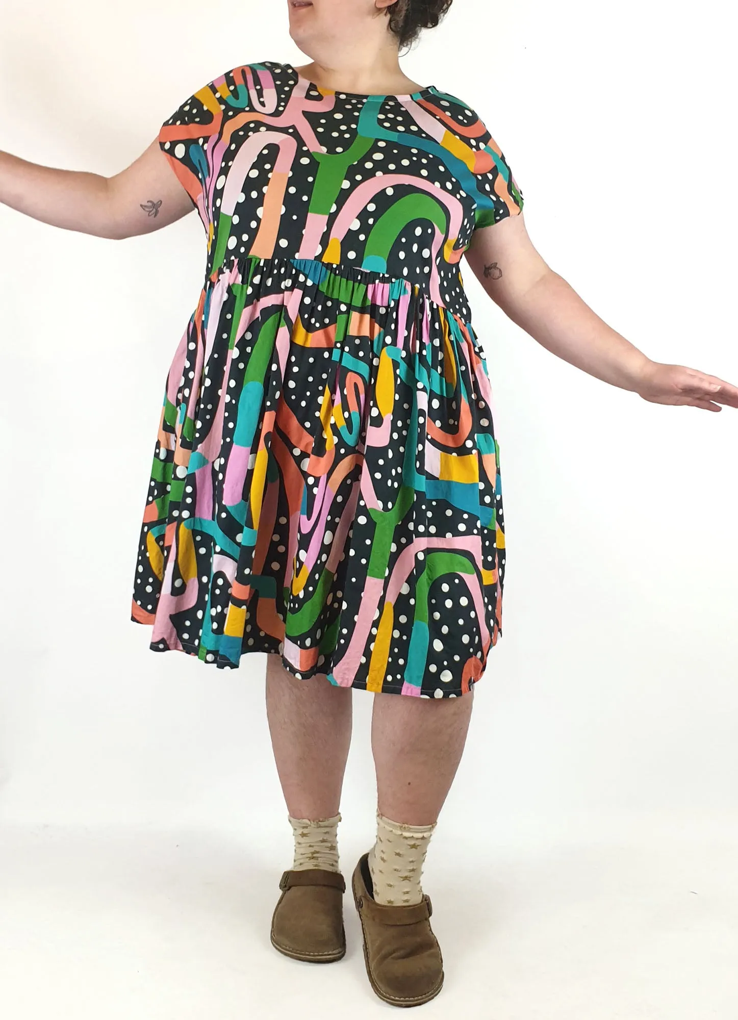 Curvature cotton dress size XS (best fits 20-22)