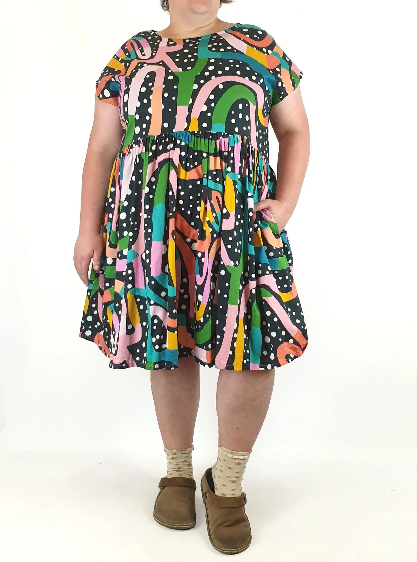 Curvature cotton dress size XS (best fits 20-22)