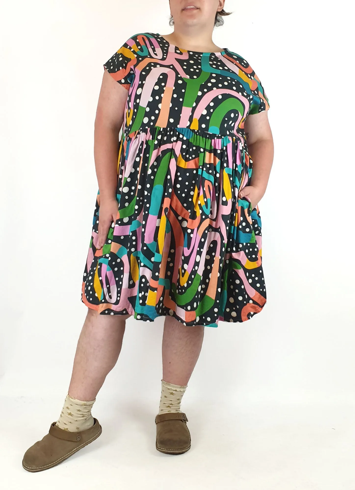 Curvature cotton dress size XS (best fits 20-22)