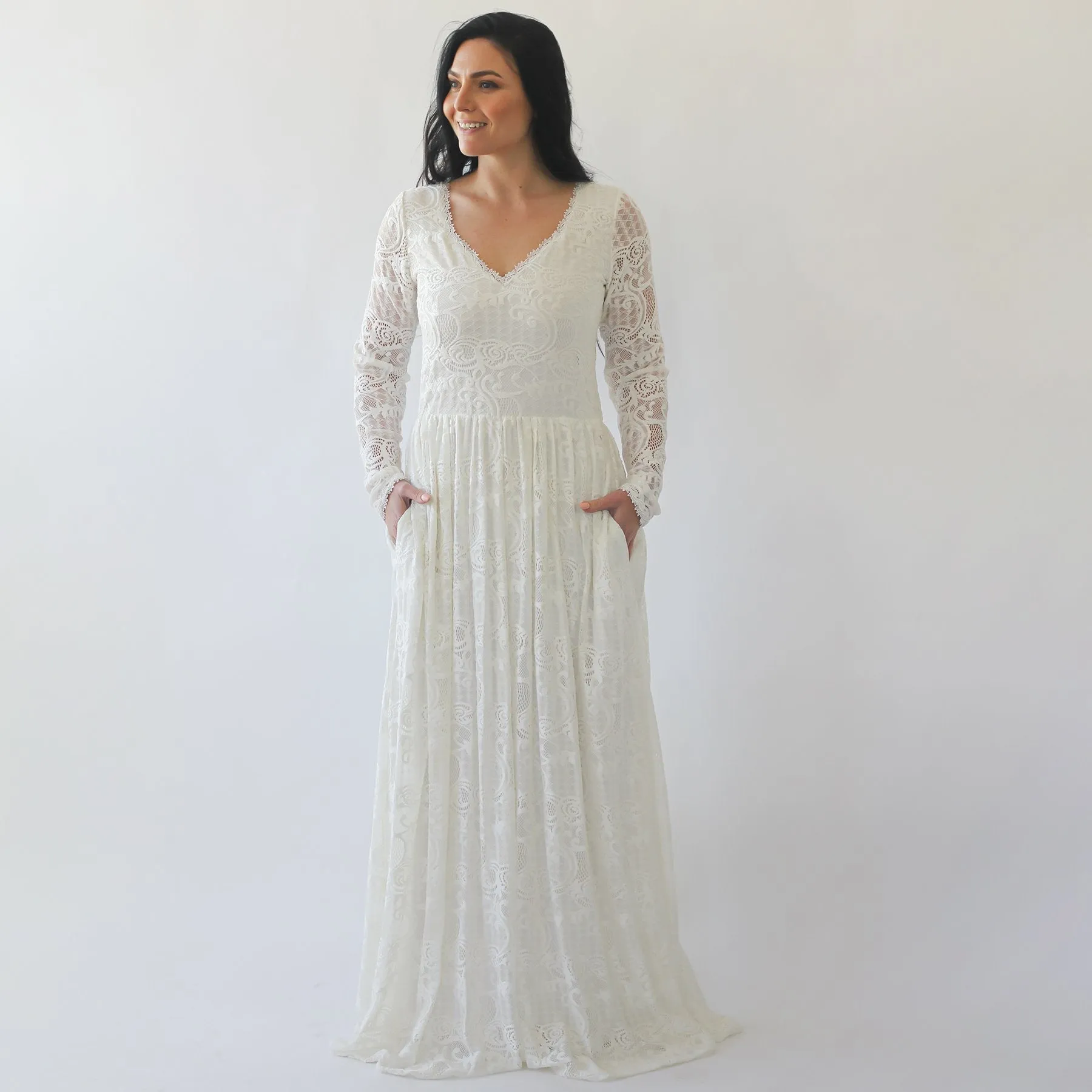 Curvy Diamond neck dress  #1243