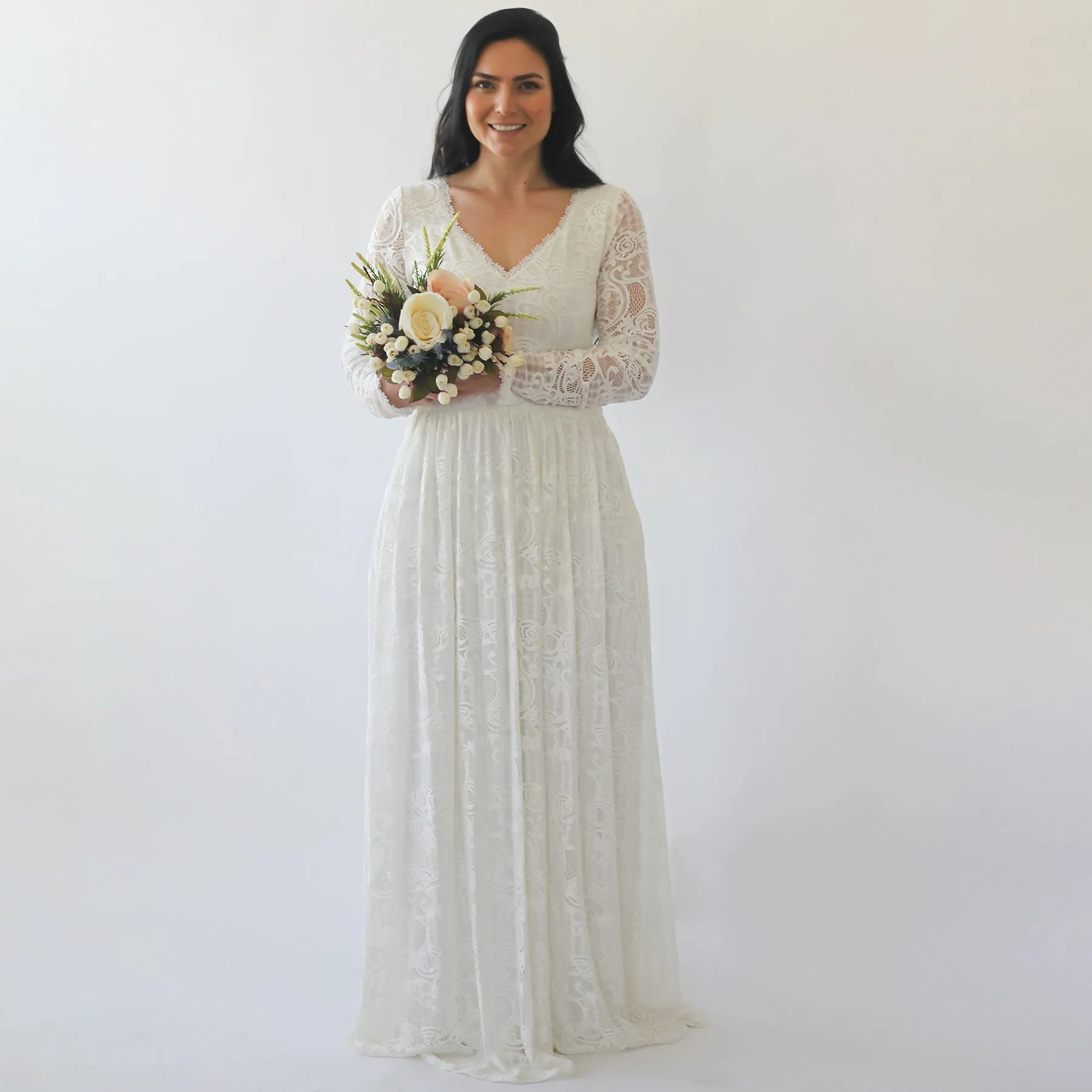 Curvy Diamond neck dress  #1243