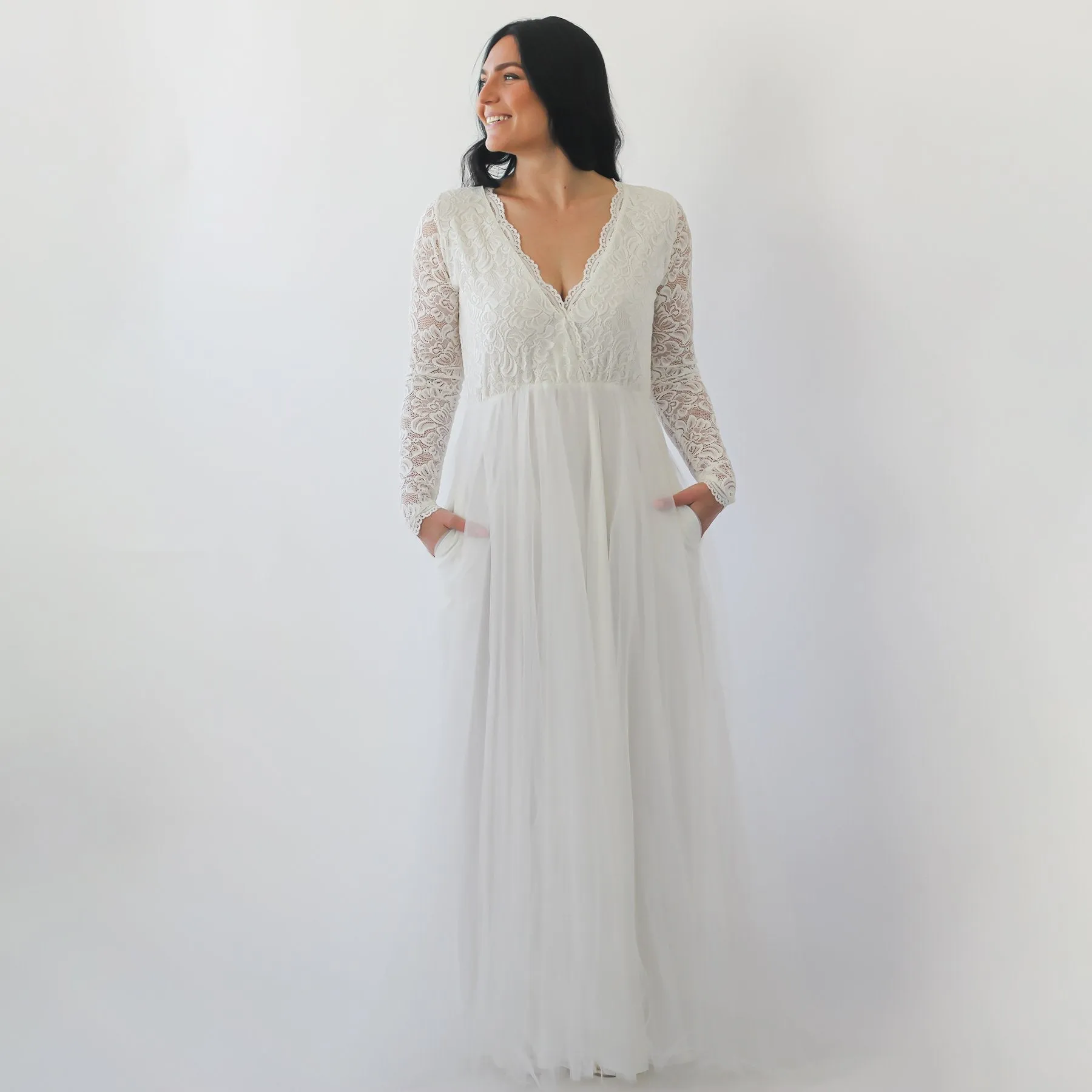 Curvy Dress With Pockets #1266