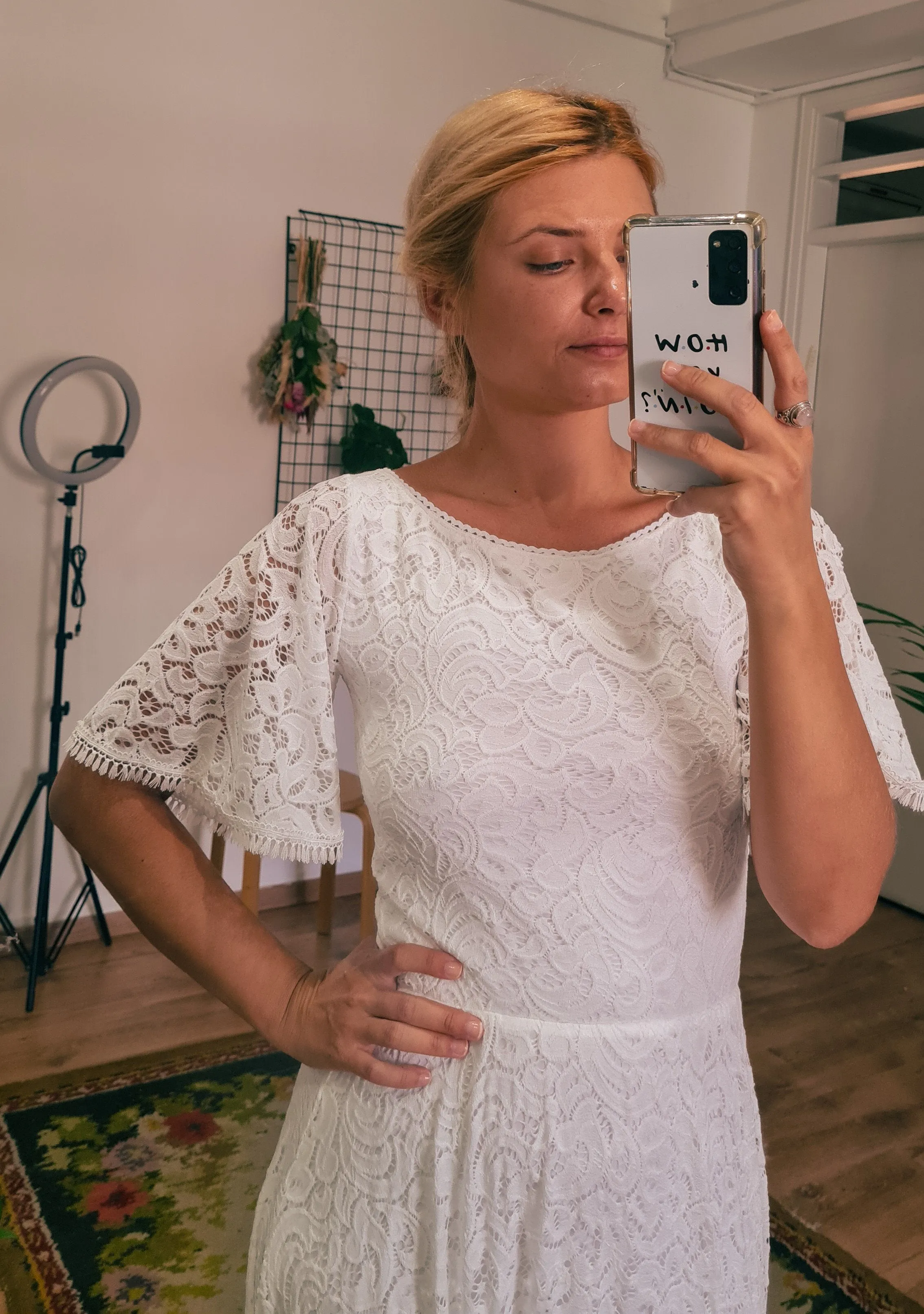 Curvy dress with pockets #1318