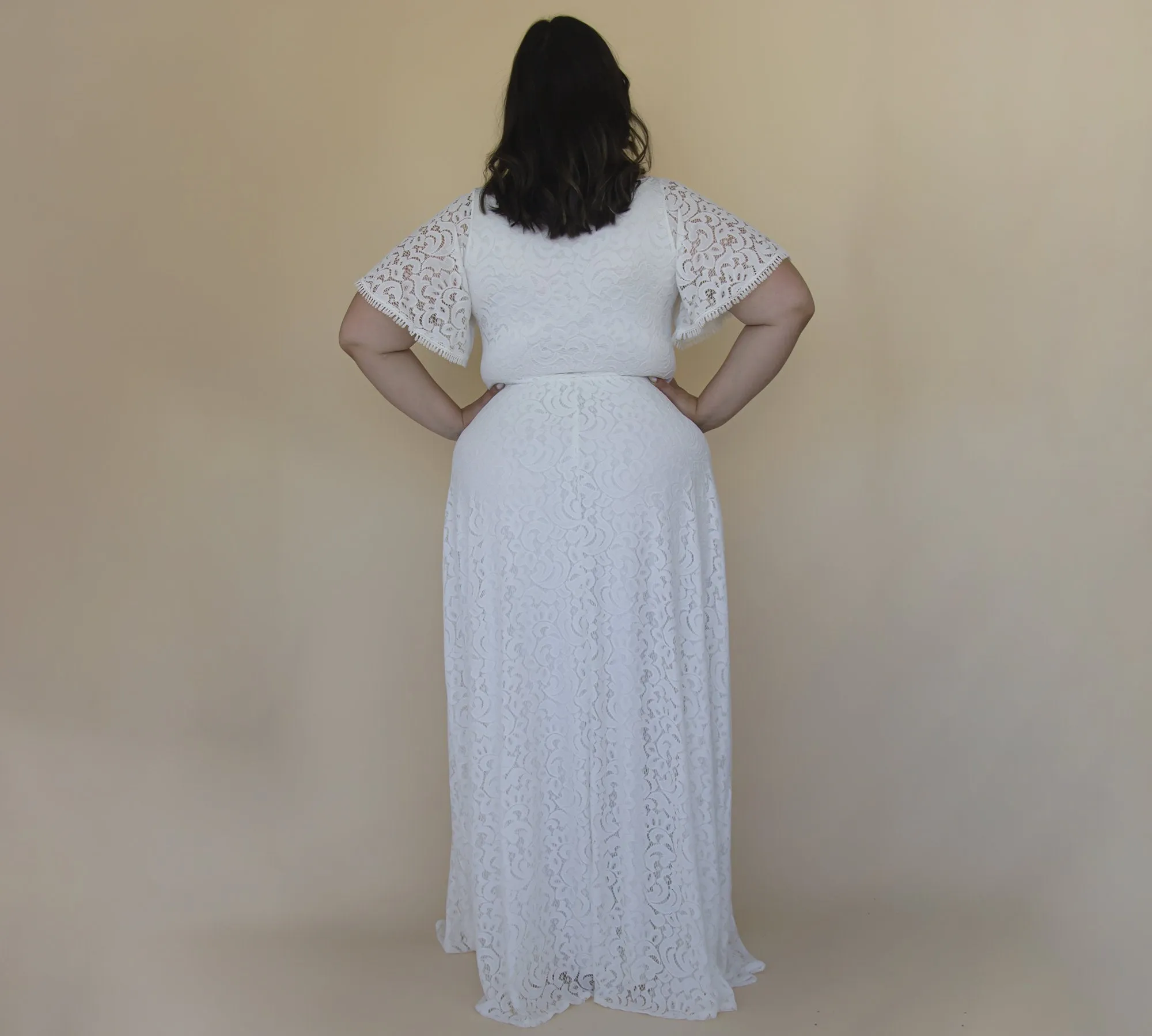 Curvy dress with pockets #1318