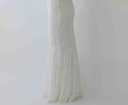 Curvy Mermaid lace dress #1245