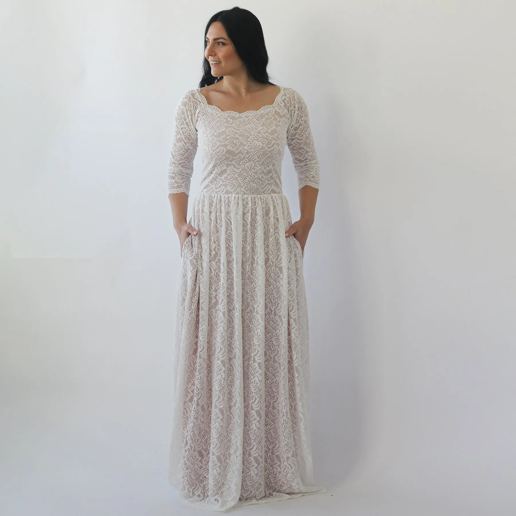Curvy Nude Dress #1264