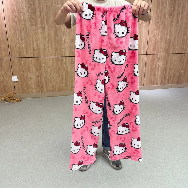 Cute Printed Flannel Pyjama Pants
