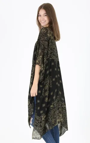 DANCE NIGHT PRINTED KIMONO
