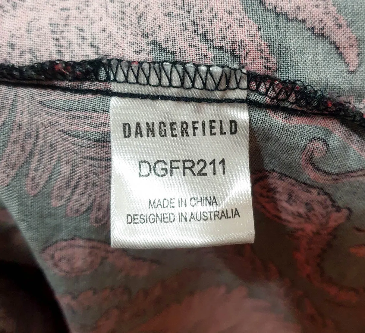 Dangerfield black and red dress size 18