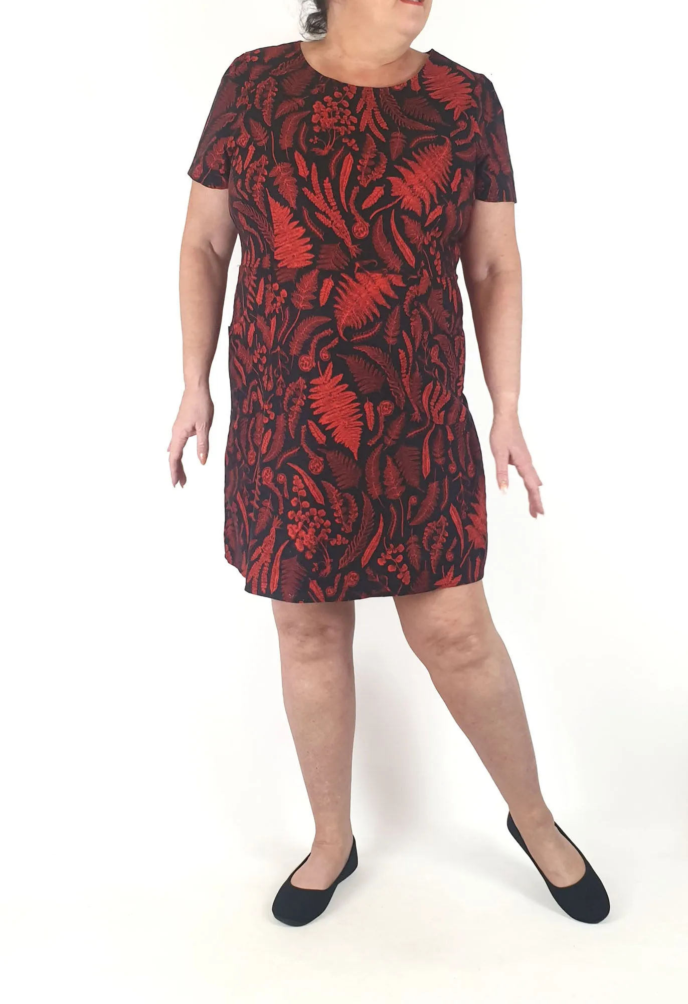 Dangerfield black and red dress size 18