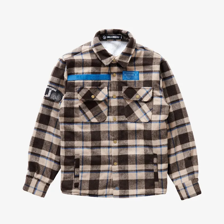 DAZED FLANNEL JACKET (BROWN)