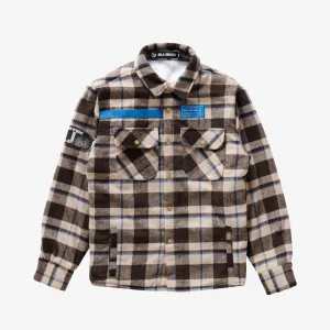 DAZED FLANNEL JACKET (BROWN)