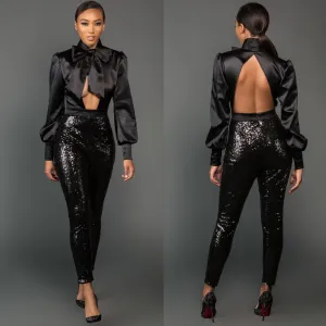 DeCordon Party sequins Jumpsuit