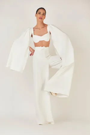 Delaunay Cropped Sleeve Top