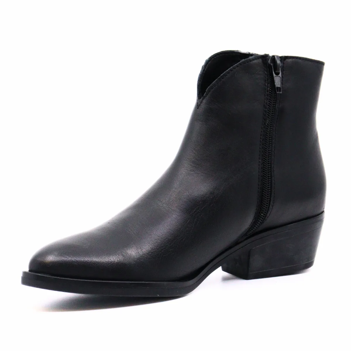 Delman Black Leather