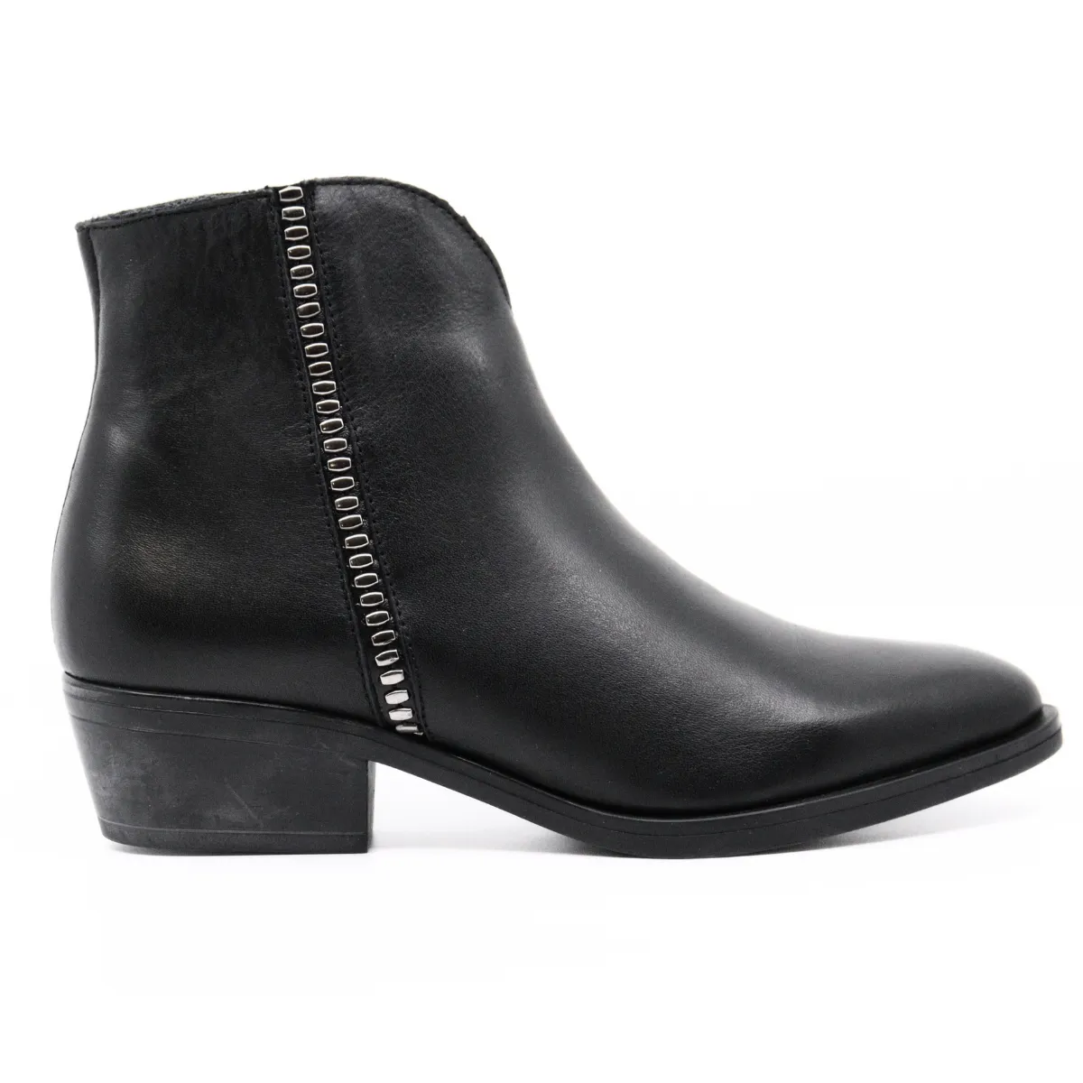 Delman Black Leather