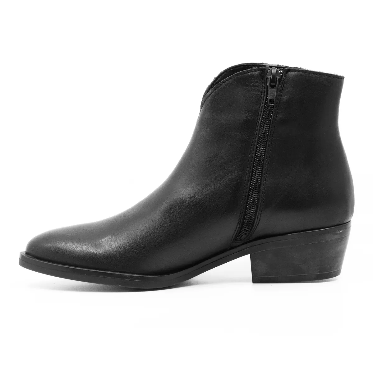 Delman Black Leather