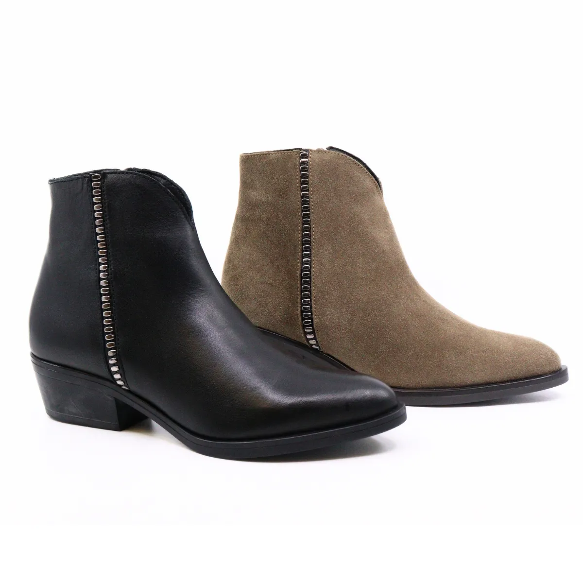 Delman Black Leather