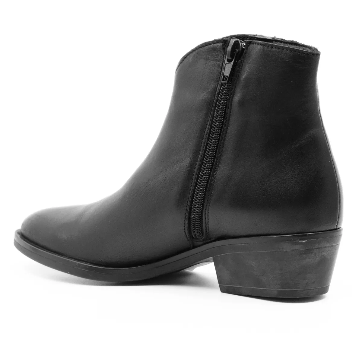 Delman Black Leather