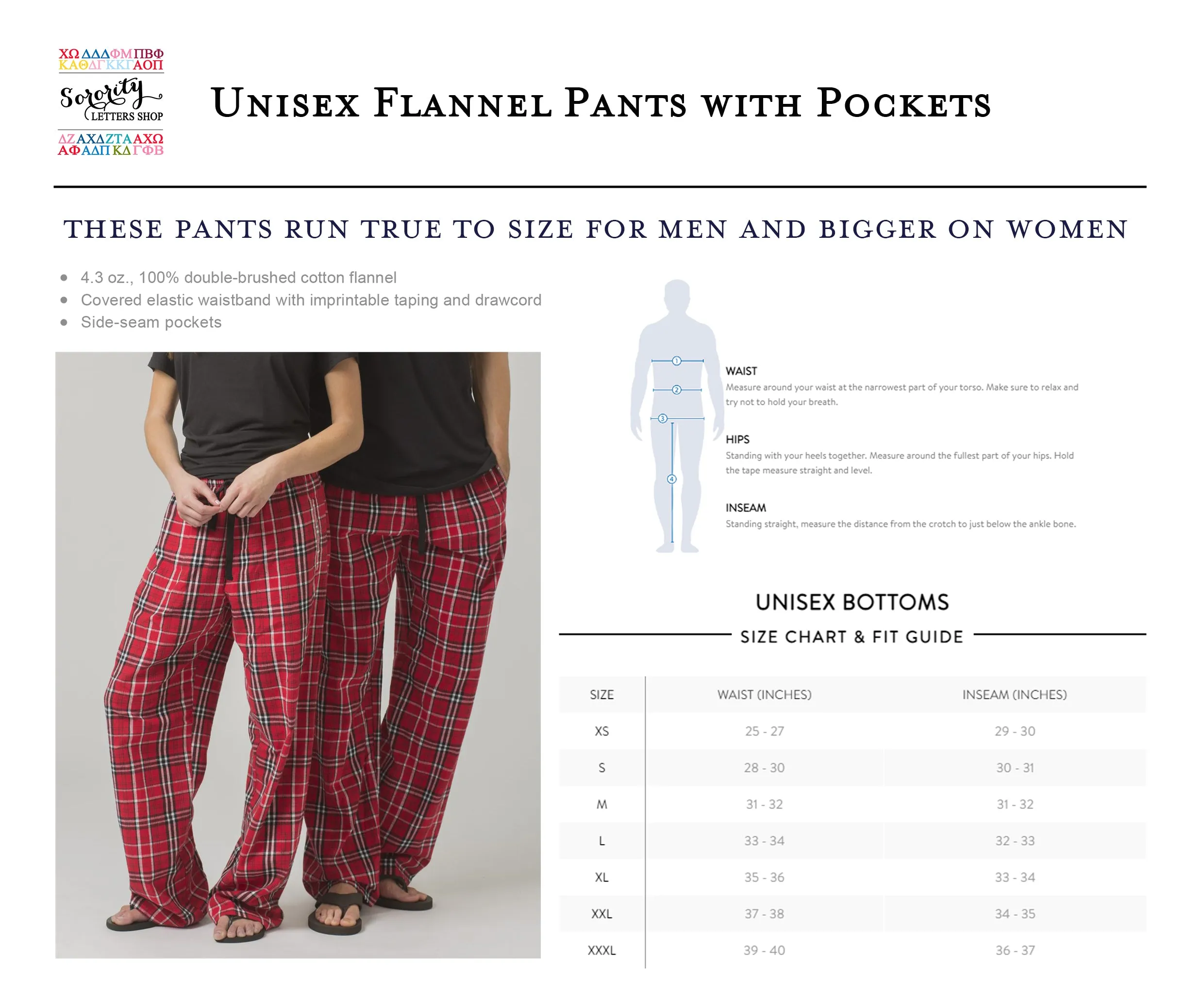 Delta Kappa Epsilon Flannel Pants
