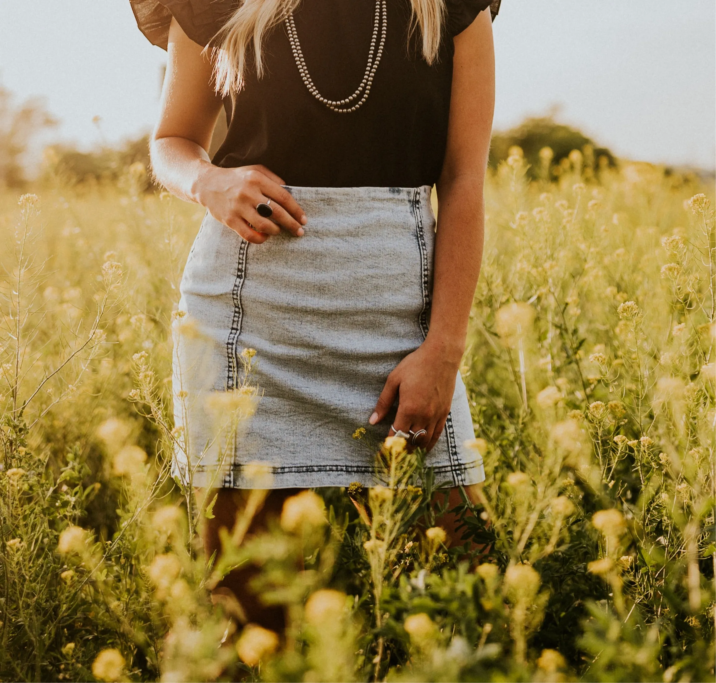 Denim Skirt