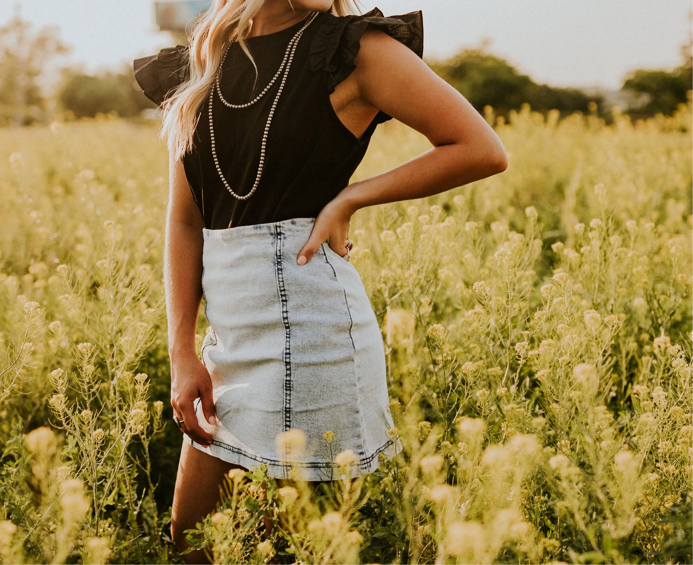 Denim Skirt