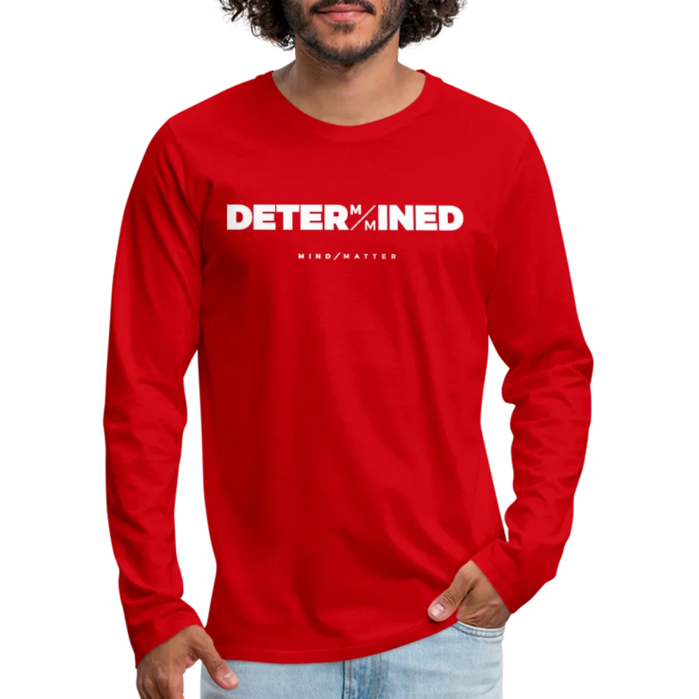 Determined- Men's Premium Long Sleeve T-Shirt FP