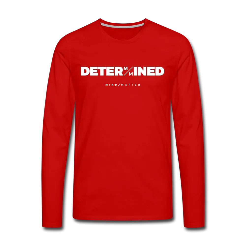 Determined- Men's Premium Long Sleeve T-Shirt FP