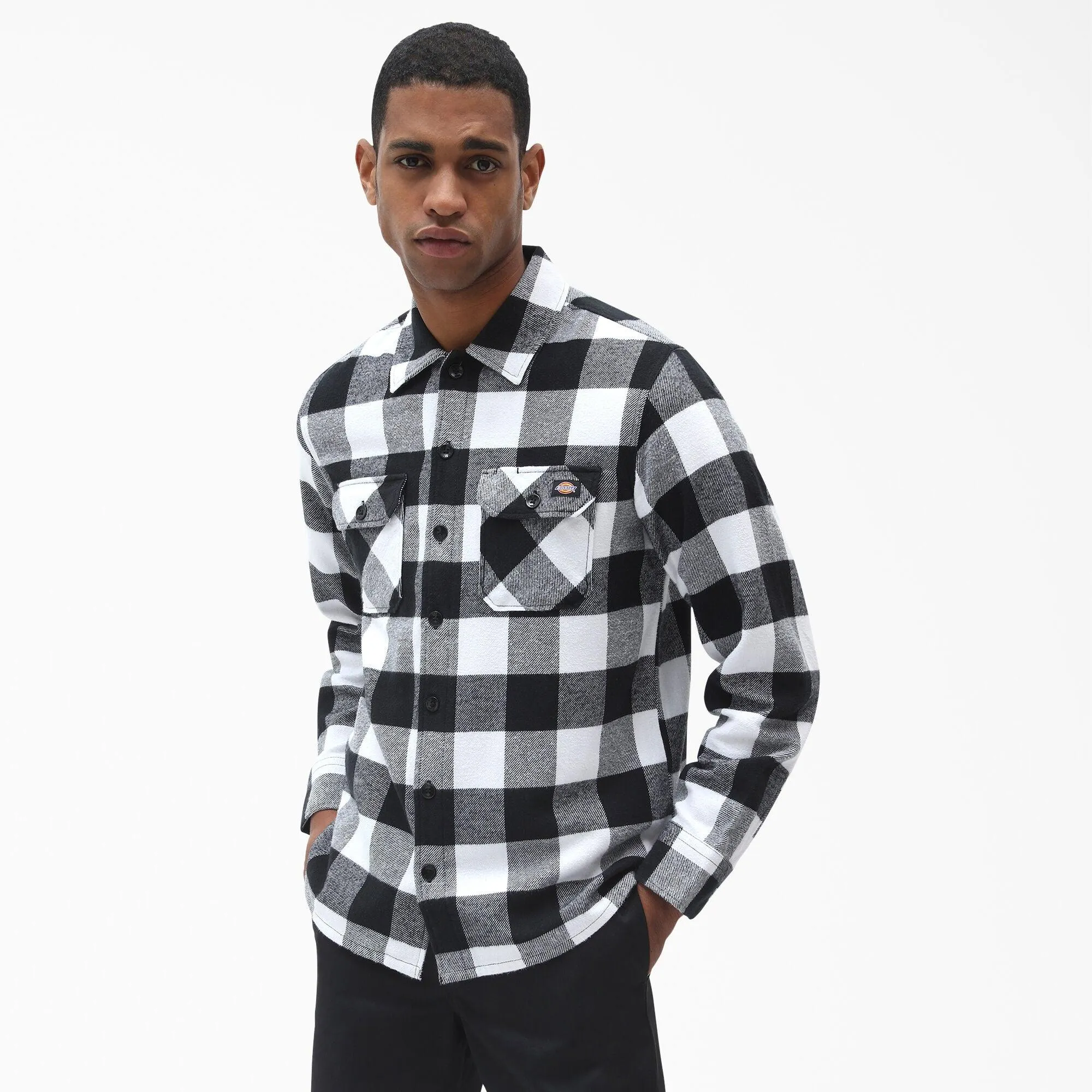 DICKIES Sacramento Flannel Shirt Black
